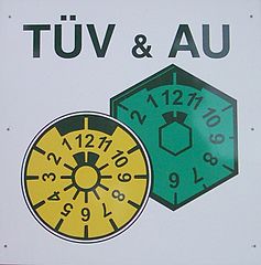 Tafel TÜV und AU02